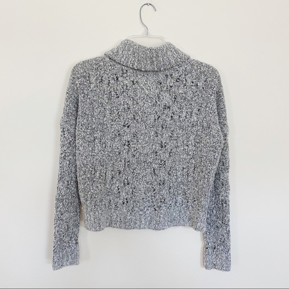 Sanctuary Grey Tweed Cowl Neck Sweater - Picture 3 of 4